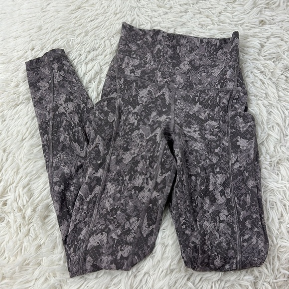 Lululemon Align High-Rise Pant with Pockets 28" Hideaway Camo Lunar Rock Multi - Picture 1 of 5